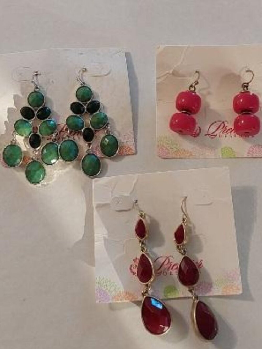 3 Pairs Premier Designs Earrings